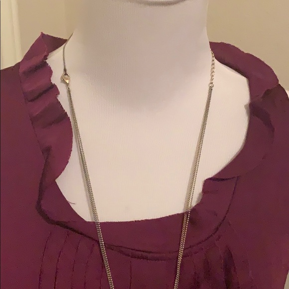 Purple Ruffled Blouse - Picture 2 of 4